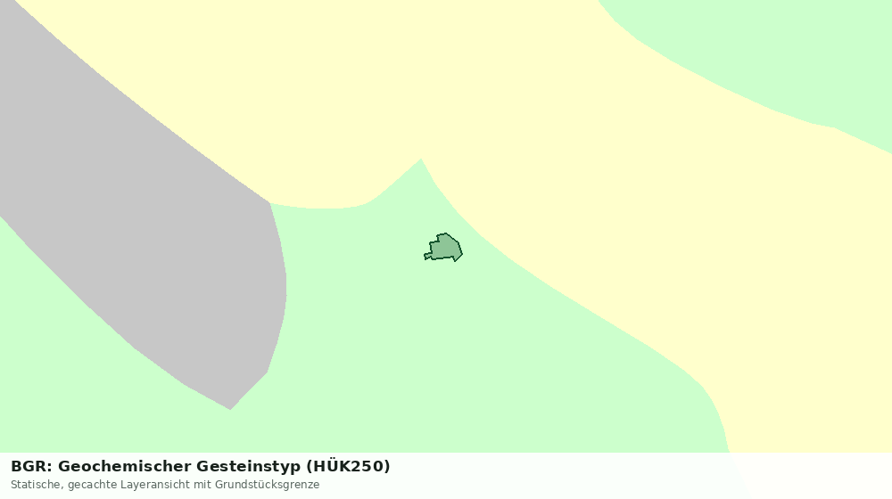 Statische Kartenansicht: BGR: Geochemischer Gesteinstyp (HÜK250)