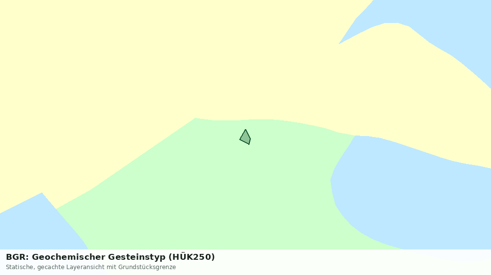 Statische Kartenansicht: BGR: Geochemischer Gesteinstyp (HÜK250)