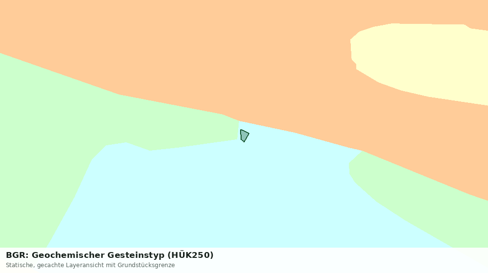 Statische Kartenansicht: BGR: Geochemischer Gesteinstyp (HÜK250)