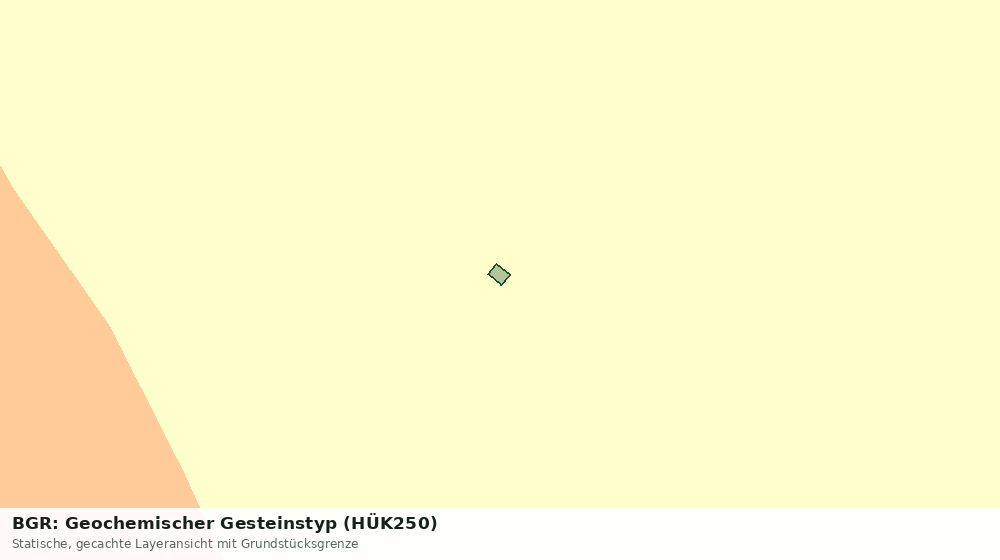 Statische Kartenansicht: BGR: Geochemischer Gesteinstyp (HÜK250)