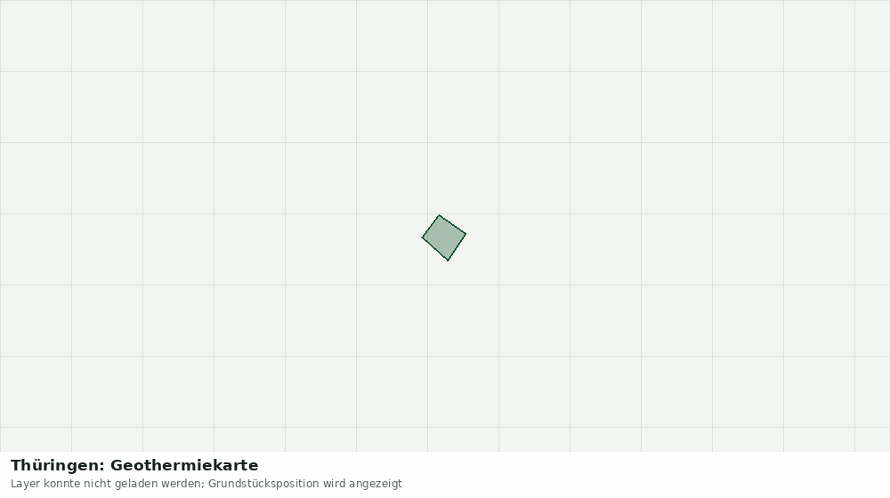 Statische Kartenansicht: Thüringen: Geothermiekarte