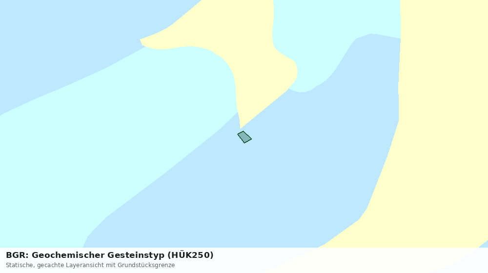 Statische Kartenansicht: BGR: Geochemischer Gesteinstyp (HÜK250)