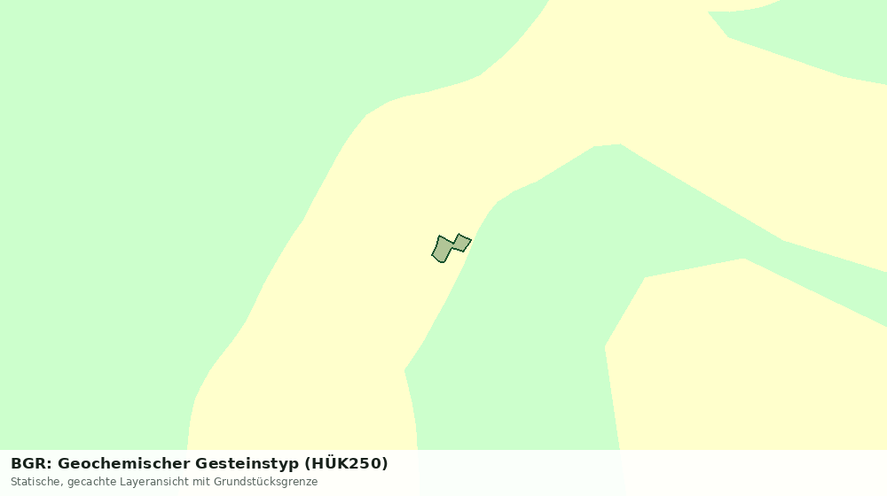 Statische Kartenansicht: BGR: Geochemischer Gesteinstyp (HÜK250)