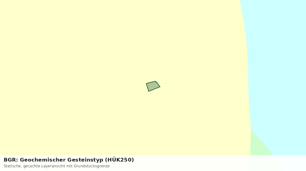 Statische Kartenansicht: BGR: Geochemischer Gesteinstyp (HÜK250)