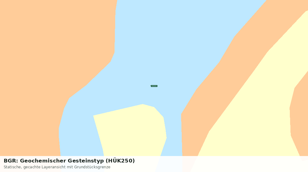 Statische Kartenansicht: BGR: Geochemischer Gesteinstyp (HÜK250)