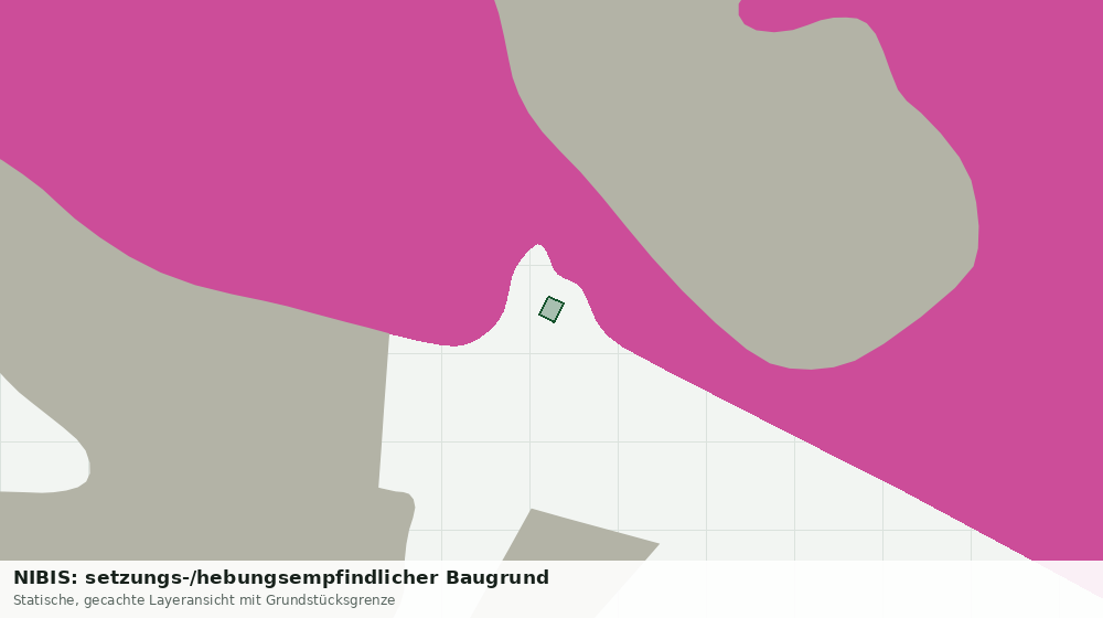 Statische Kartenansicht: NIBIS: setzungs-/hebungsempfindlicher Baugrund