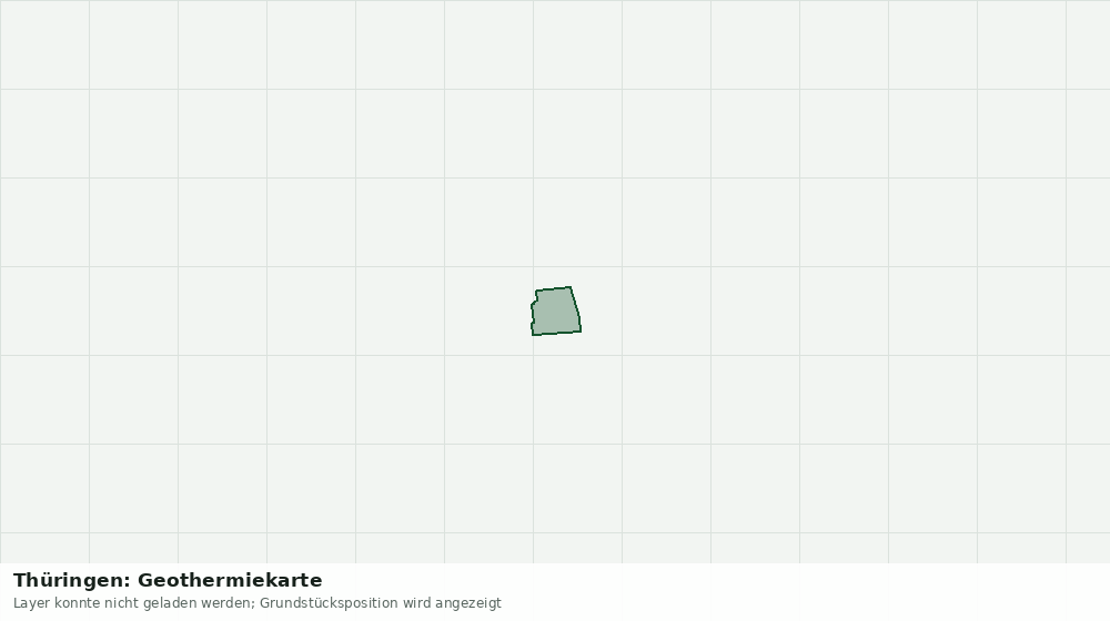 Statische Kartenansicht: Thüringen: Geothermiekarte