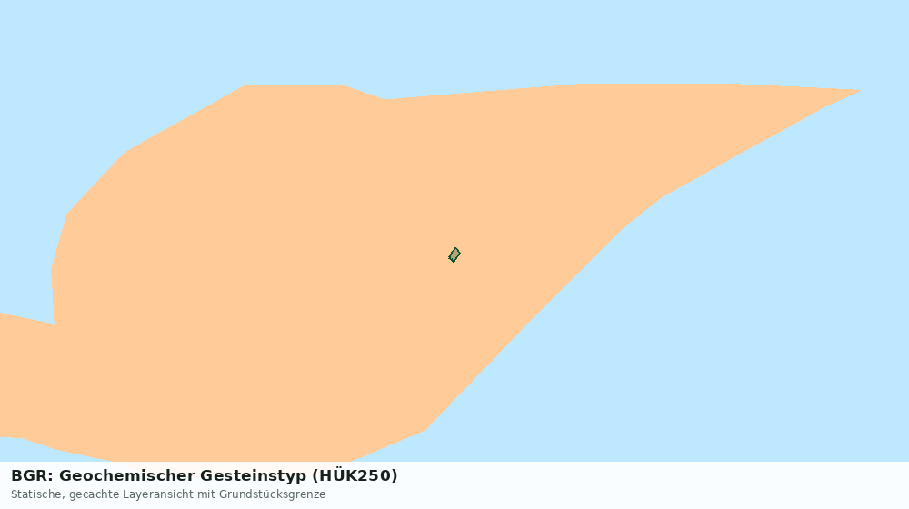 Statische Kartenansicht: BGR: Geochemischer Gesteinstyp (HÜK250)