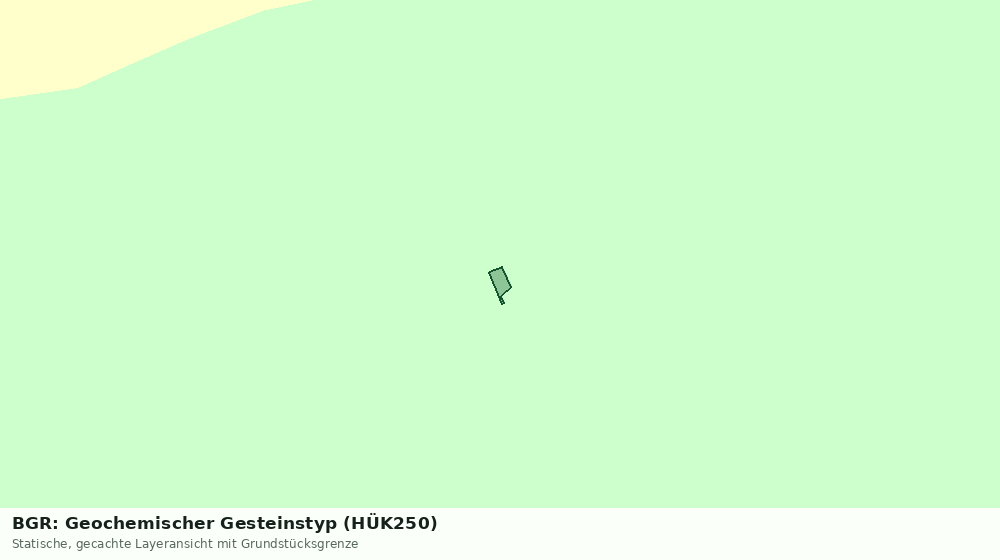 Statische Kartenansicht: BGR: Geochemischer Gesteinstyp (HÜK250)