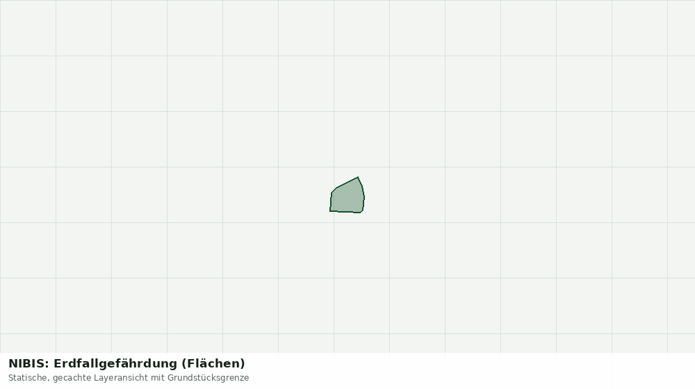 Statische Kartenansicht: NIBIS: Erdfallgefährdung (Flächen)