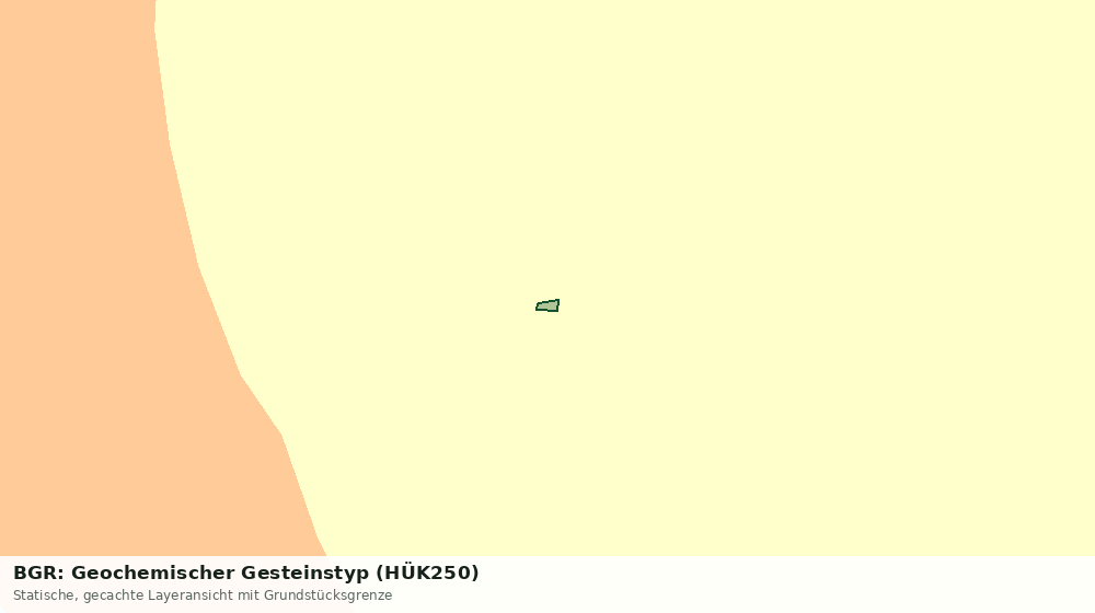 Statische Kartenansicht: BGR: Geochemischer Gesteinstyp (HÜK250)
