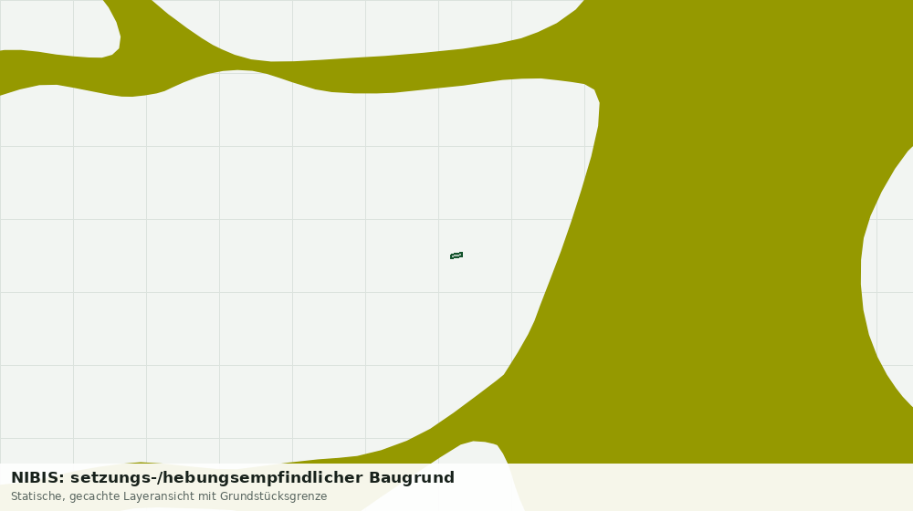 Statische Kartenansicht: NIBIS: setzungs-/hebungsempfindlicher Baugrund
