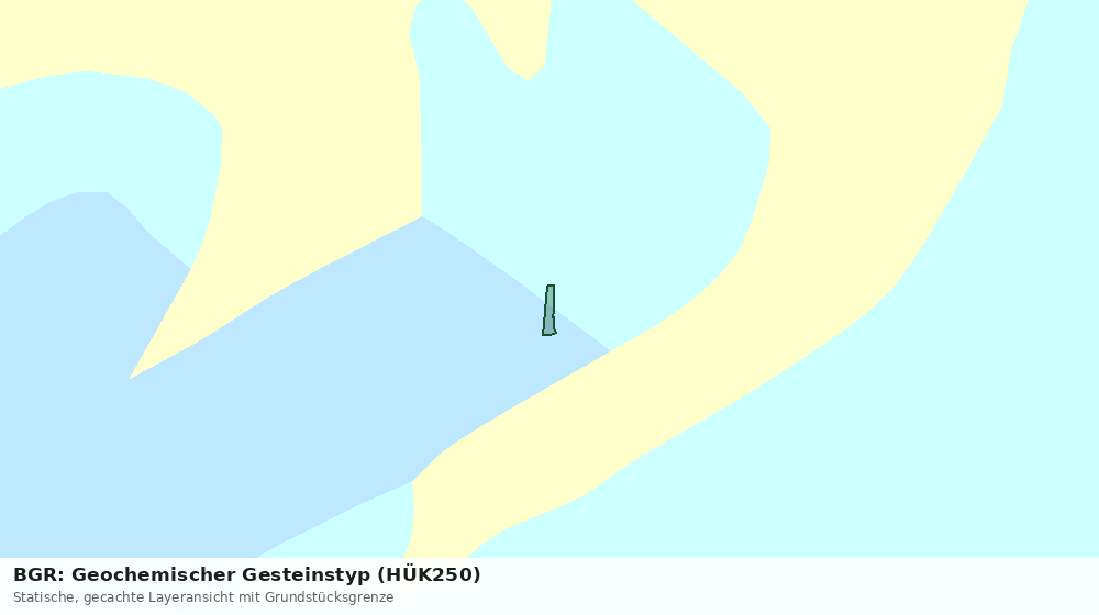 Statische Kartenansicht: BGR: Geochemischer Gesteinstyp (HÜK250)