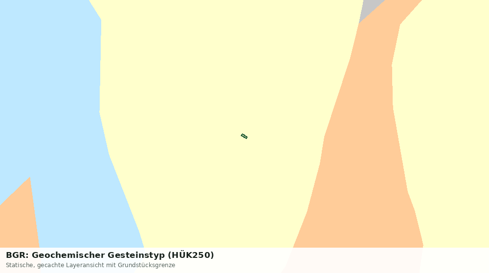 Statische Kartenansicht: BGR: Geochemischer Gesteinstyp (HÜK250)
