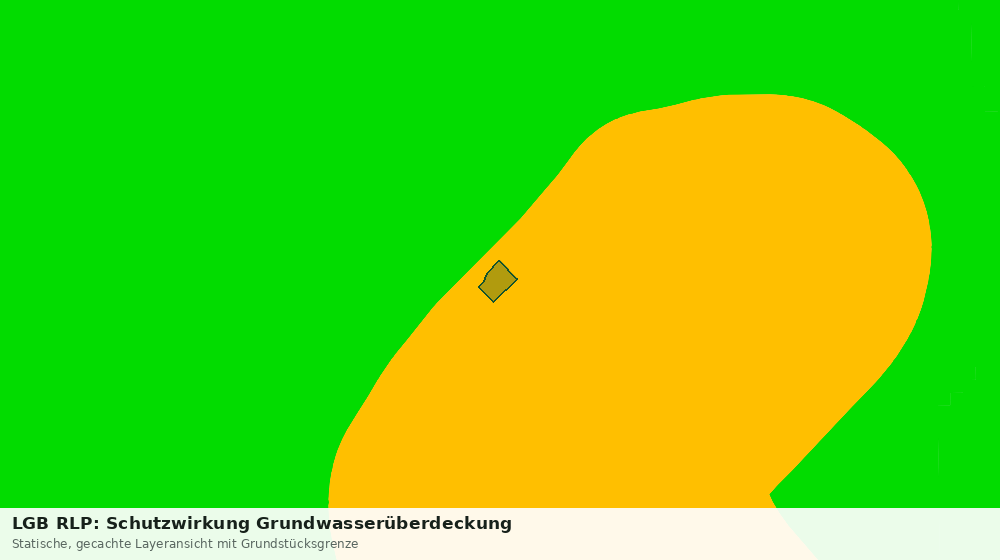 Statische Kartenansicht: LGB RLP: Schutzwirkung Grundwasserüberdeckung