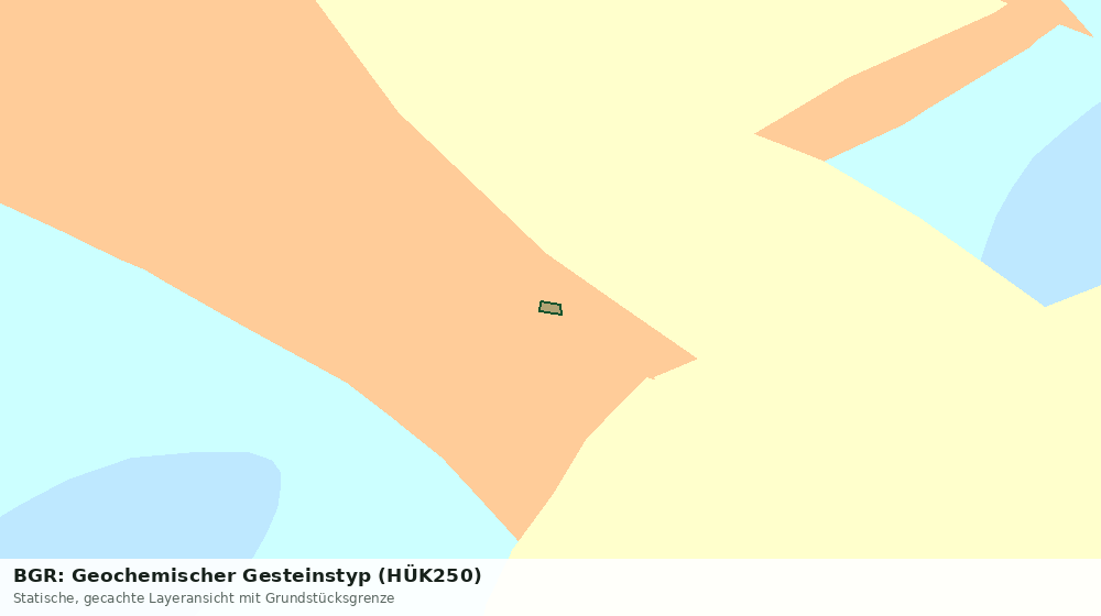 Statische Kartenansicht: BGR: Geochemischer Gesteinstyp (HÜK250)