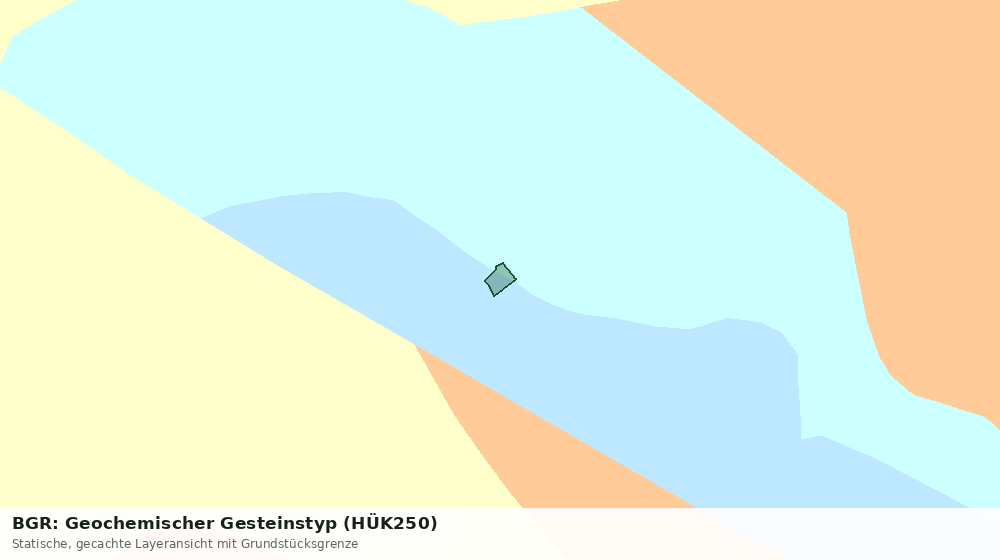 Statische Kartenansicht: BGR: Geochemischer Gesteinstyp (HÜK250)
