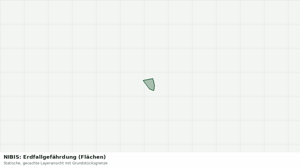 Statische Kartenansicht: NIBIS: Erdfallgefährdung (Flächen)