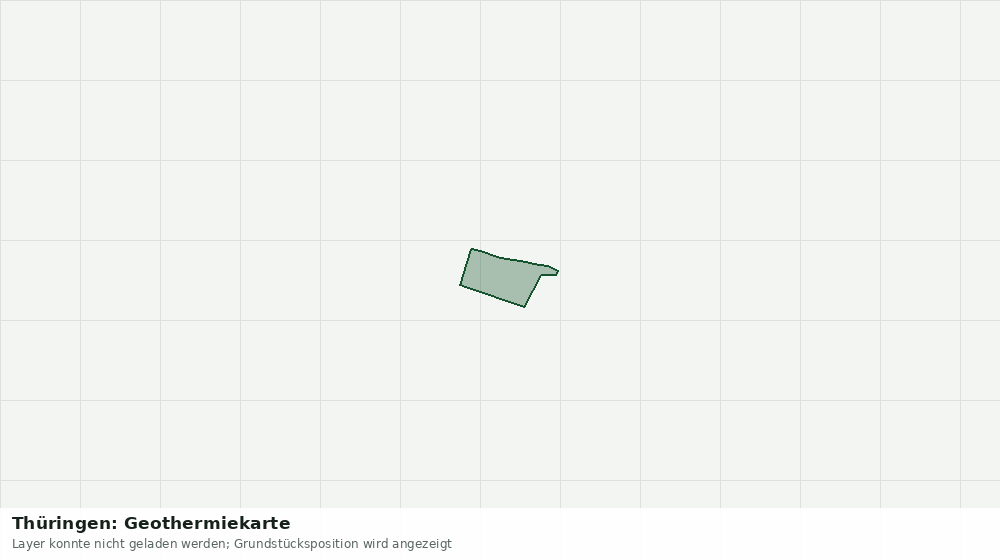 Statische Kartenansicht: Thüringen: Geothermiekarte