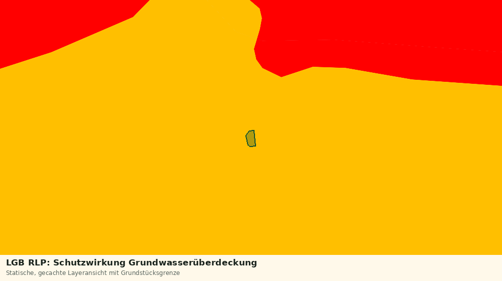Statische Kartenansicht: LGB RLP: Schutzwirkung Grundwasserüberdeckung