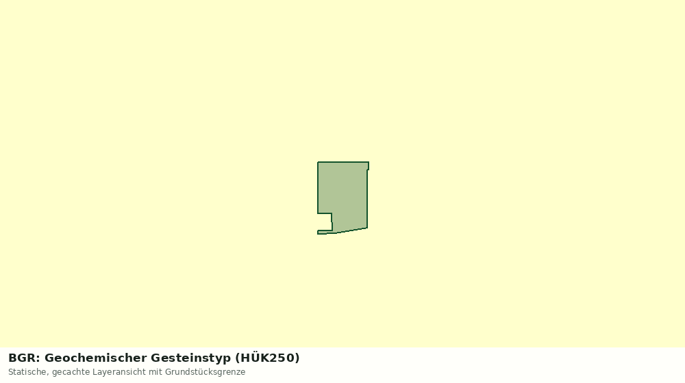 Statische Kartenansicht: BGR: Geochemischer Gesteinstyp (HÜK250)