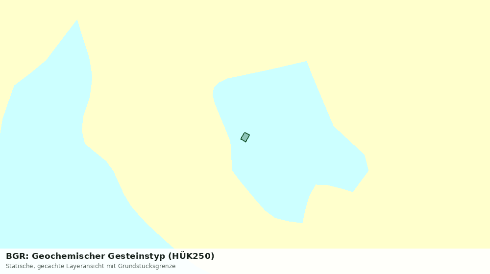 Statische Kartenansicht: BGR: Geochemischer Gesteinstyp (HÜK250)