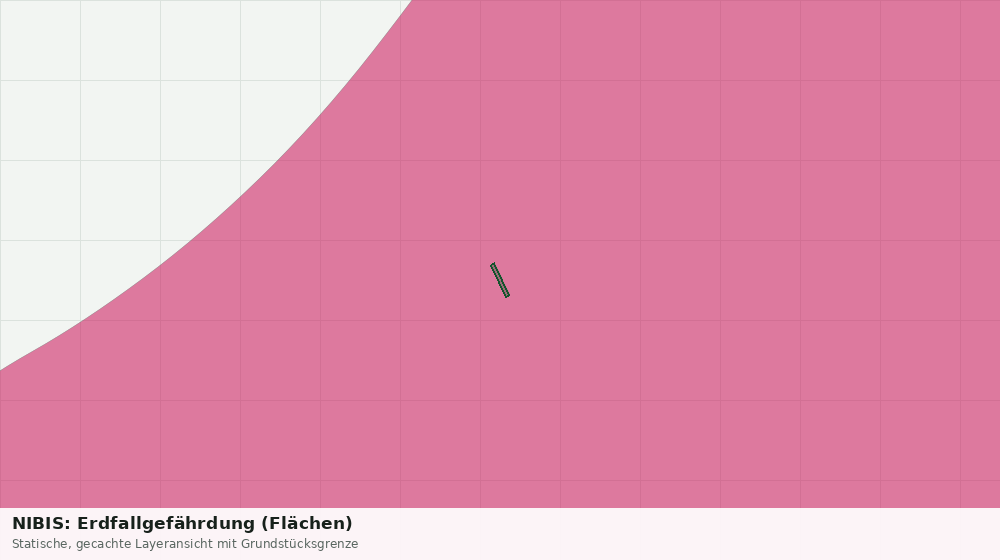 Statische Kartenansicht: NIBIS: Erdfallgefährdung (Flächen)