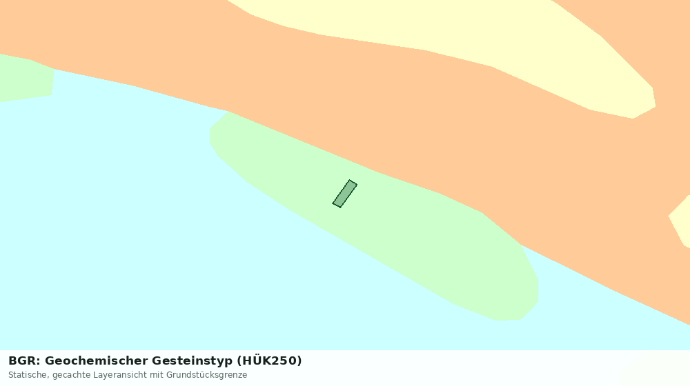 Statische Kartenansicht: BGR: Geochemischer Gesteinstyp (HÜK250)