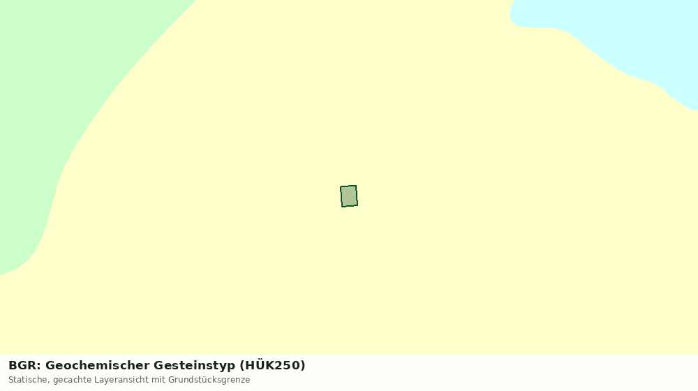 Statische Kartenansicht: BGR: Geochemischer Gesteinstyp (HÜK250)