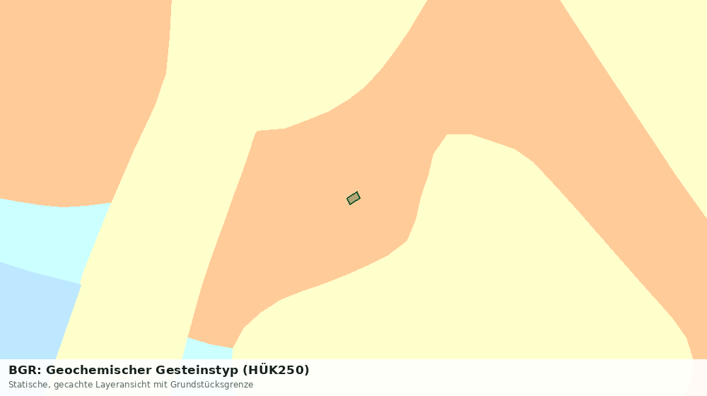 Statische Kartenansicht: BGR: Geochemischer Gesteinstyp (HÜK250)