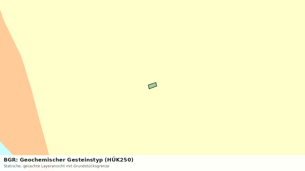 Statische Kartenansicht: BGR: Geochemischer Gesteinstyp (HÜK250)