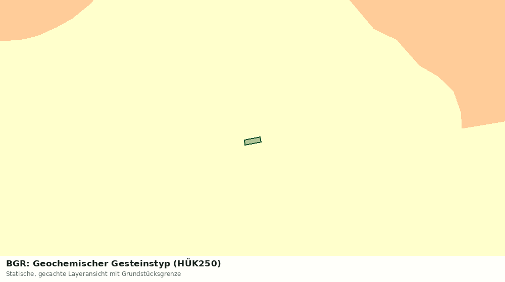 Statische Kartenansicht: BGR: Geochemischer Gesteinstyp (HÜK250)