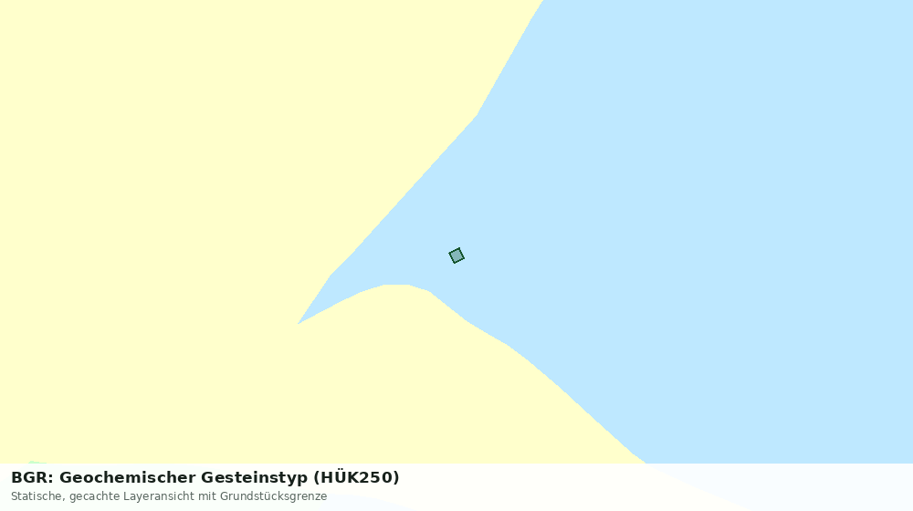 Statische Kartenansicht: BGR: Geochemischer Gesteinstyp (HÜK250)