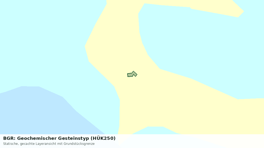 Statische Kartenansicht: BGR: Geochemischer Gesteinstyp (HÜK250)