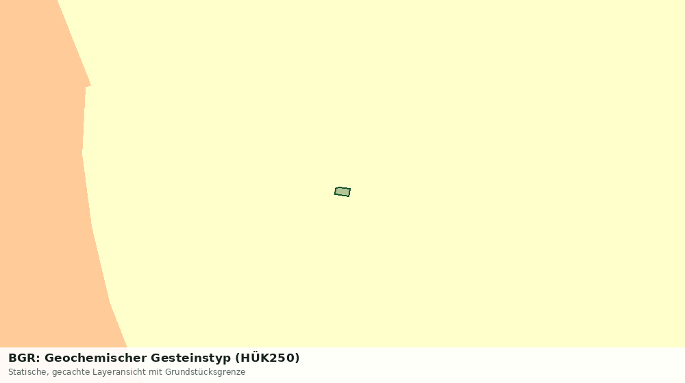 Statische Kartenansicht: BGR: Geochemischer Gesteinstyp (HÜK250)