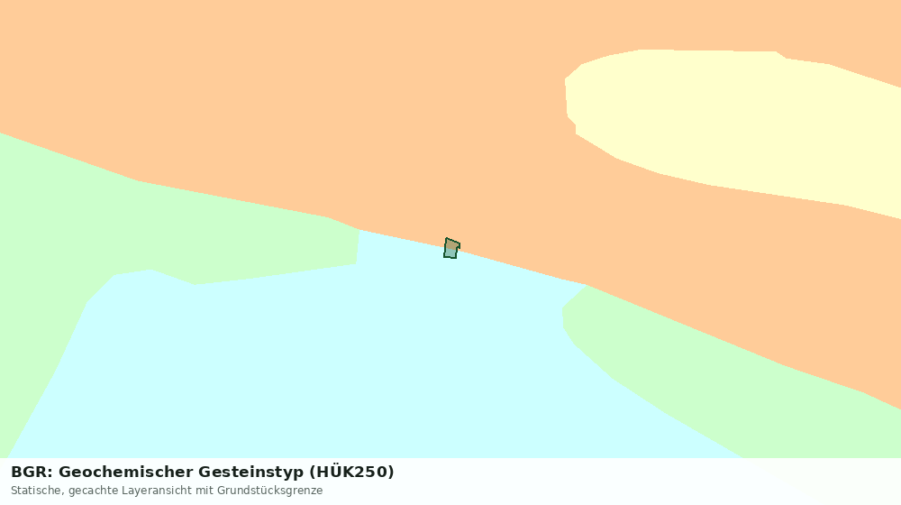 Statische Kartenansicht: BGR: Geochemischer Gesteinstyp (HÜK250)