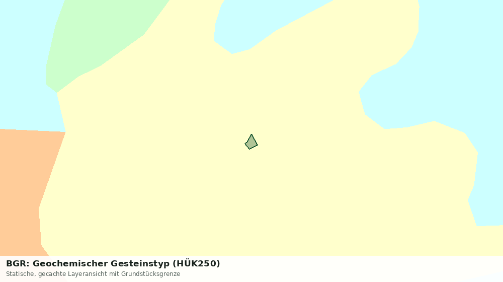 Statische Kartenansicht: BGR: Geochemischer Gesteinstyp (HÜK250)