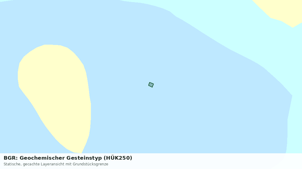 Statische Kartenansicht: BGR: Geochemischer Gesteinstyp (HÜK250)
