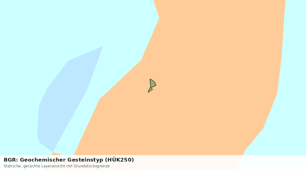 Statische Kartenansicht: BGR: Geochemischer Gesteinstyp (HÜK250)