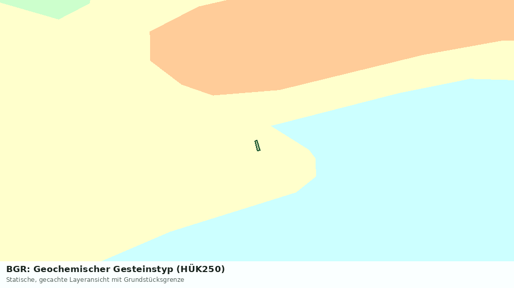 Statische Kartenansicht: BGR: Geochemischer Gesteinstyp (HÜK250)