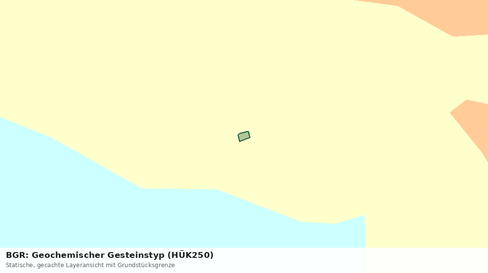 Statische Kartenansicht: BGR: Geochemischer Gesteinstyp (HÜK250)