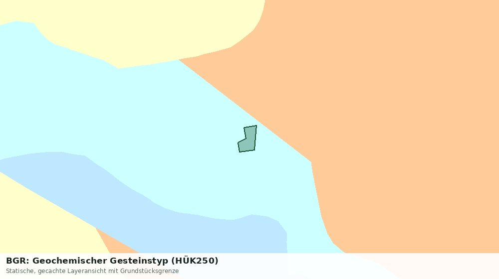 Statische Kartenansicht: BGR: Geochemischer Gesteinstyp (HÜK250)