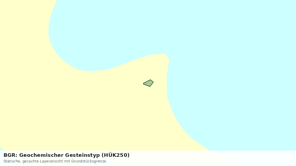 Statische Kartenansicht: BGR: Geochemischer Gesteinstyp (HÜK250)