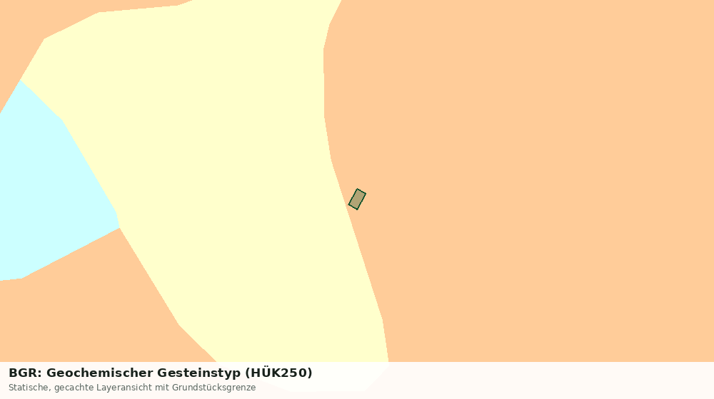 Statische Kartenansicht: BGR: Geochemischer Gesteinstyp (HÜK250)