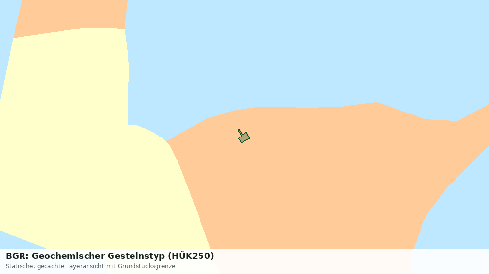Statische Kartenansicht: BGR: Geochemischer Gesteinstyp (HÜK250)