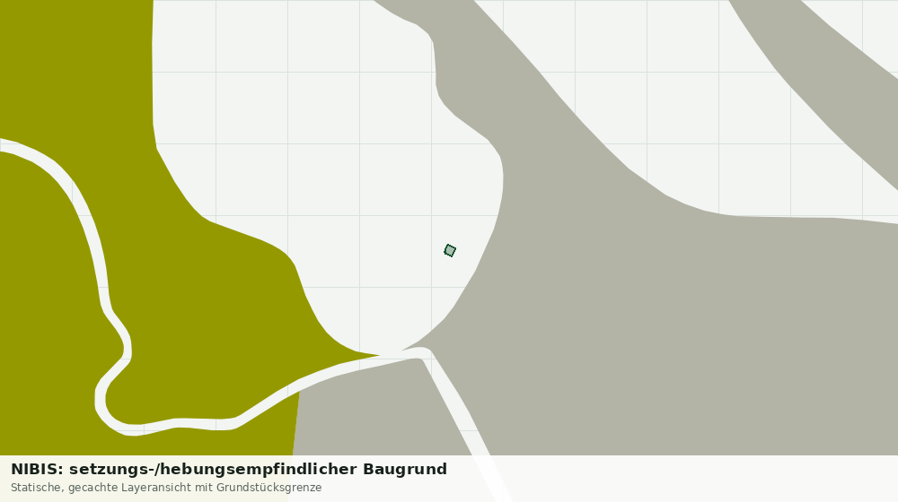 Statische Kartenansicht: NIBIS: setzungs-/hebungsempfindlicher Baugrund