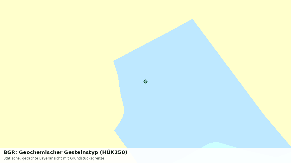 Statische Kartenansicht: BGR: Geochemischer Gesteinstyp (HÜK250)