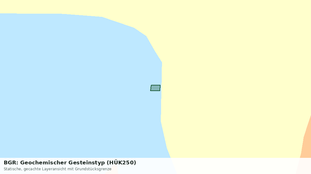Statische Kartenansicht: BGR: Geochemischer Gesteinstyp (HÜK250)