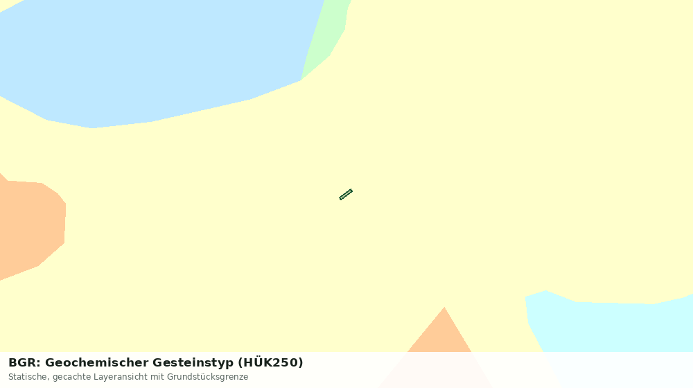 Statische Kartenansicht: BGR: Geochemischer Gesteinstyp (HÜK250)