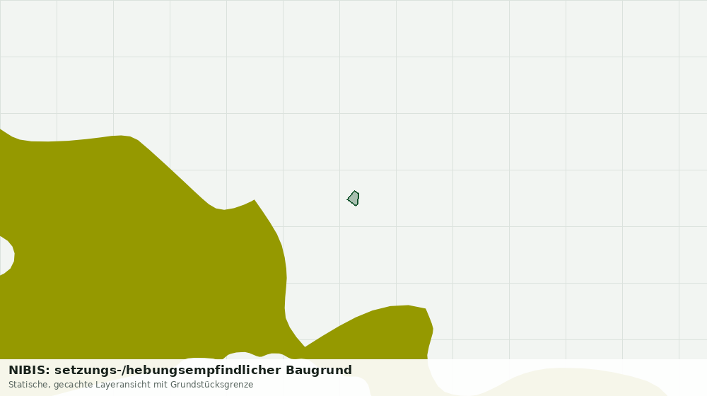 Statische Kartenansicht: NIBIS: setzungs-/hebungsempfindlicher Baugrund
